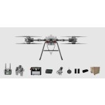 Multi-functional heavy-duty multi-rotor agricultural unmanned aerial vehicle for transportation and sowing