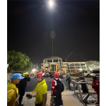 Water area emergency lighting unmanned aerial vehicle system