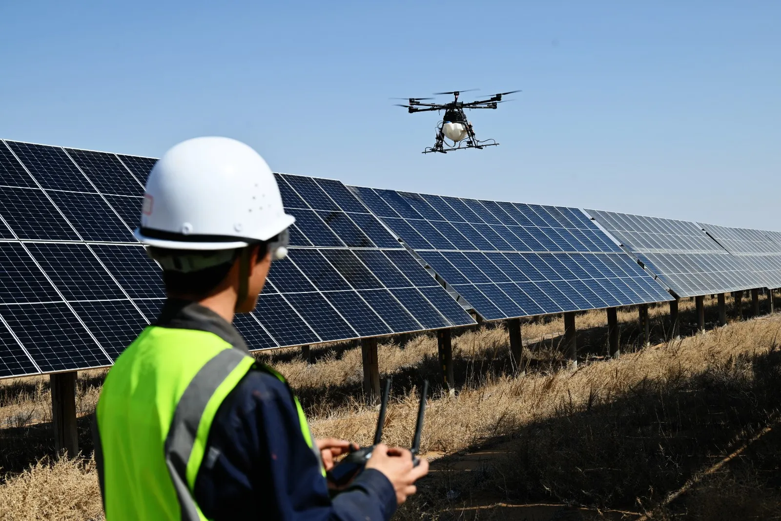 UAV-Powered High-Altitude Cleaning Solutions for Wind & Solar Power Industries